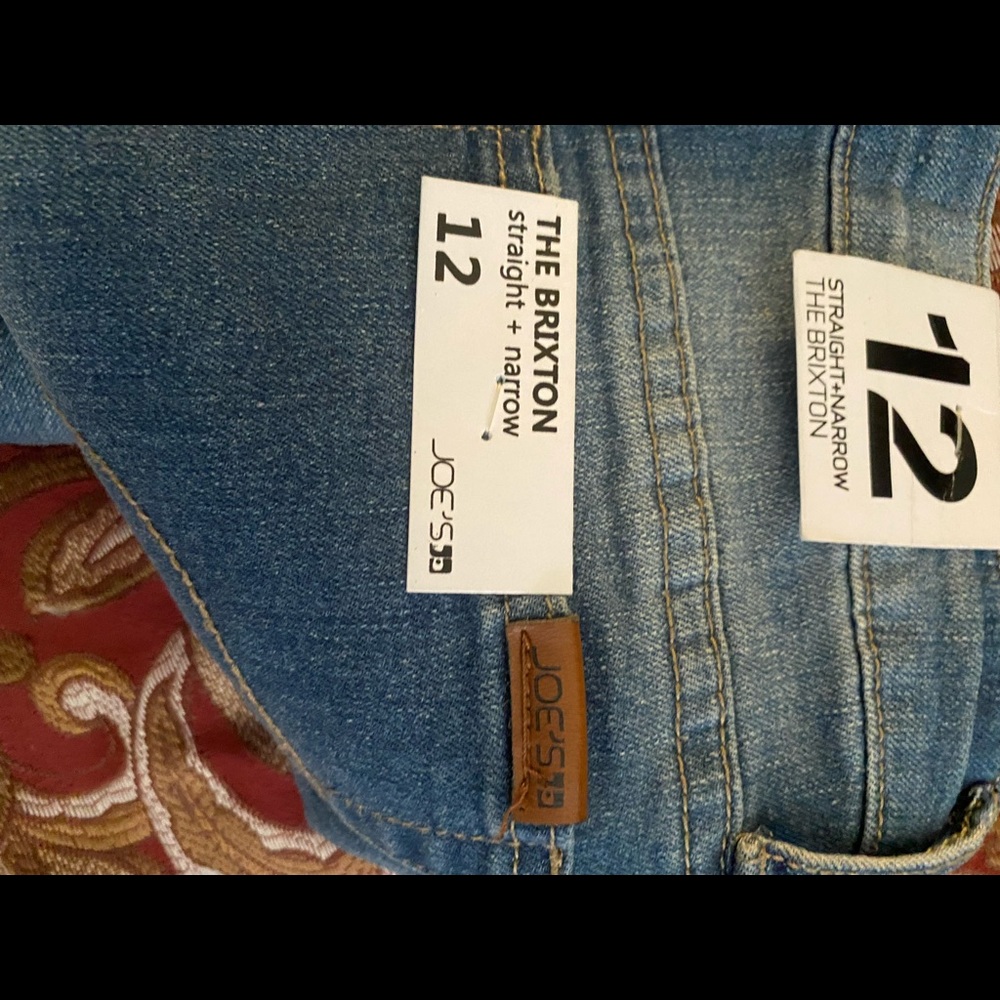 NWT Joe's Girls Jeans The Brixton Blue Straight & Narrow Denim 12